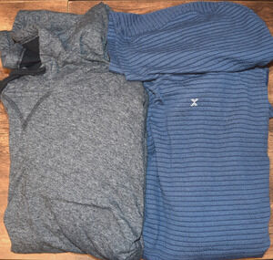 ~ 2 PC LOT BUNDLE Men’s 4XLT AND 4XL Vest / Hoodie ~